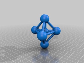 alarak moleküller kimya modeli öğrenme 3d print model - Mito3D