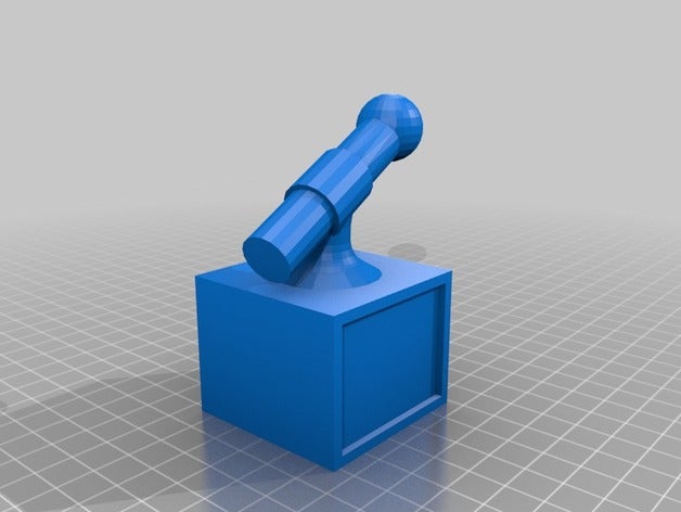 mic trofeo sculture 3D print model - Mito3D