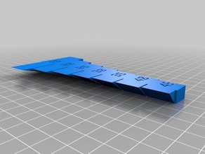 my customized overhang test print longer aspect ratio 3d printing tests 3d print model - Mito3D