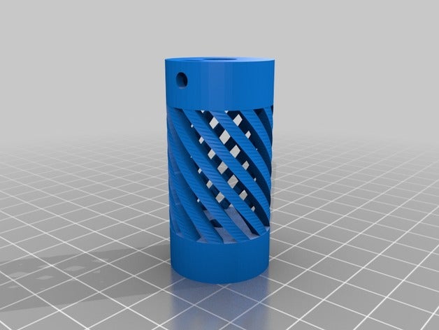my customized flexible coupling 6mm 8mm 3d printer parts 3D print model - Mito3D
