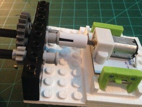 littlebits motormount lego mod 50 Spielsets 3d print model - Mito3D