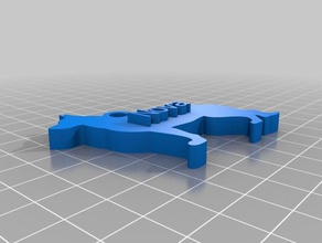 nova Anahtarlık özelleştirilmiş 3d print model - Mito3D