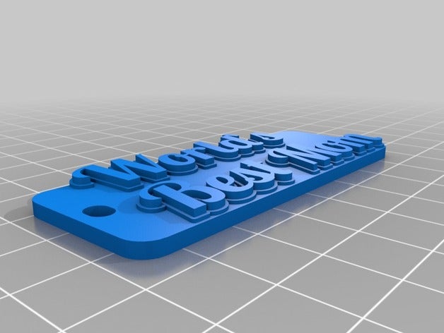 quamia tag keychain keychains customized 3D print model - Mito3D