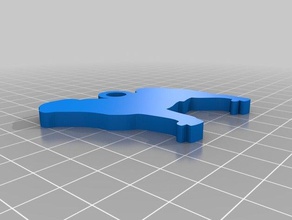 pug llavero llaveros personalizado 3d print model - Mito3D
