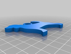 beagle Schlüsselanhänger angepasst 3d print model - Mito3D