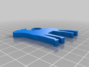 boston Schlüsselanhänger angepasst 3d print model - Mito3D