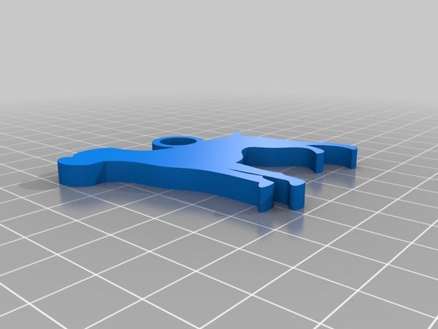 boksör Anahtarlık özelleştirilmiş 3D print model - Mito3D