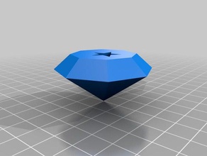 star diamond 3d l'impression 3d print model - Mito3D