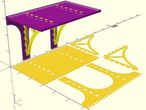 plateau maker ménage étagère la cnc x-tailler 3d print model - Mito3D