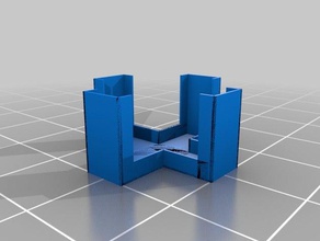impilabile parallella base alla galleria del vento computer 3d print model - Mito3D