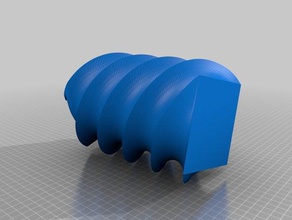 espiral florero 3d impresión 3d print model - Mito3D