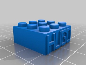 h construction toys customized 3d print model - Mito3D