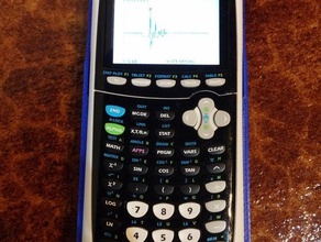 ti-84plussilvercolor calculadora de la cubierta matemáticas caso cse funcional almacenamiento texas instruments útil 3d print model - Mito3D