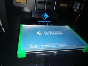 el bloqueo de cama cristal llaves flashfarge creator pro 3d la impresora accesorios openscad 3d print model - Mito3D