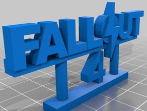 fallout 4 masa standı 3d baskı 3d print model - Mito3D