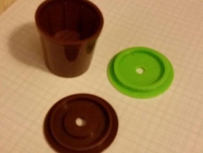 ez-coupe-couvercle serait de travailler keurig tasses ver2 cuisine à manger k-cup la version 2 coupe du hack 3d print model - Mito3D