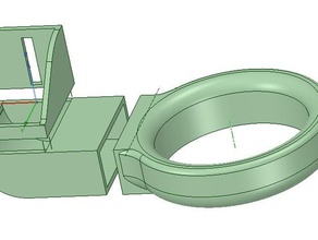 snap-fit fan duct remix centrifugal 3d printer parts 5015s cooling reprap rsdoc snapfit 3d print model - Mito3D
