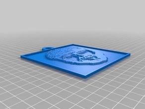 bärtige megain 2d Kunst angepasst 3d print model - Mito3D