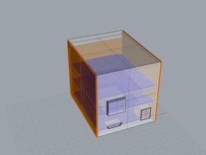 ainda outro compartimento, arduino unoleonardo ethernet shield protoshield eletrônica gabinete leonardo 3d print model - Mito3D