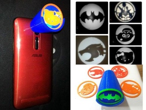 lámpara de señal teléfono móvil cambiante disco los juguetes juegos batman crayon sinchan hello kitty la luz thundercats 3d print model - Mito3D