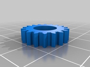 hole 5mm gear parts customized 3d print model - Mito3D
