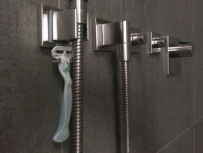 lady shaver hanger bathroom stand shower 3d print model - Mito3D
