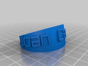 tov joan carles las pulseras personalizado 3d print model - Mito3D