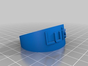 tov luis las pulseras personalizado 3d print model - Mito3D