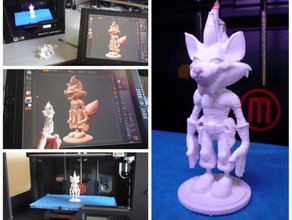 hyena sculptures 3d print model - Mito3D
