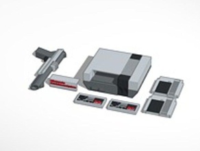 nintendo entertainment system conjunto completo outros 3d print model - Mito3D