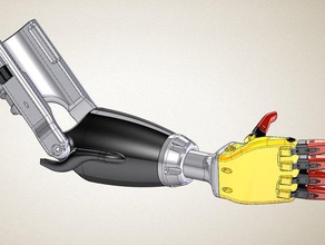 braço v2 outros dispositivo assistencial a tecnologia assistiva deficiência printable próteses prótese no de 3d print model - Mito3D