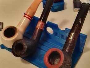 pipe rack a 4 tubi altri 3d print model - Mito3D
