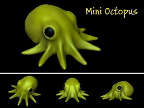 mini ahtapot oyuncaklar oyunlar 3d print model - Mito3D