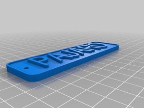 meu personalizados de texto simples sinal sinais logotipos 3d print model - Mito3D