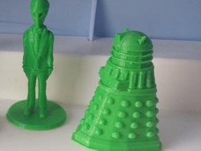 doctor silence miniature creatures 3d print model - Mito3D