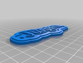 j&uumlrgen keychains customized 3d print model - Mito3D