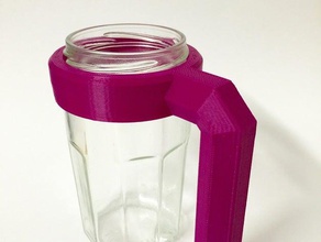 bonne maman suporte de copo do agregado familiar vidro marmelada 3d print model - Mito3D