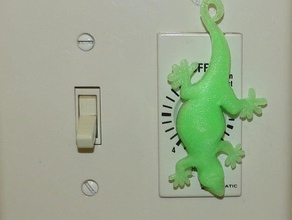 lizard knob household 3d print model - Mito3D