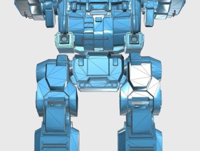 mechwarrior auge de jager modelo los robots 3d print model - Mito3D