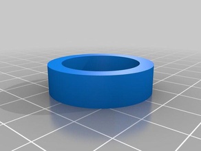 my customized parametrized bearing spacer parts 3d print model - Mito3D