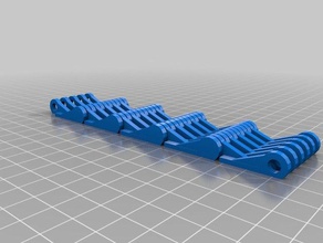 caterpillar pista impreso de una sola pieza 3d impresión 3d print model - Mito3D