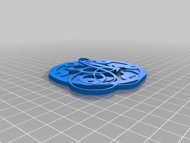 zeichen der hesinde alchemie Münzen Abzeichen 3D print model - Mito3D