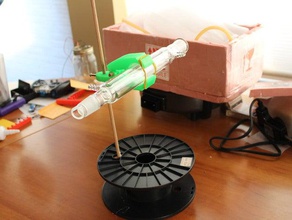laboratuar ekipmanları kelepçe diy muz bilim cam tutucu yararlı laboratuvar sahibi üçüncü el 3d print model - Mito3D