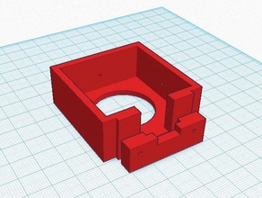 stepper plug holder 3d printing leapfrog creatr 3d print model - Mito3D