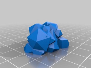 özelleştirilebilir mineral heykeller customizer rastgele Kaya 3d print model - Mito3D