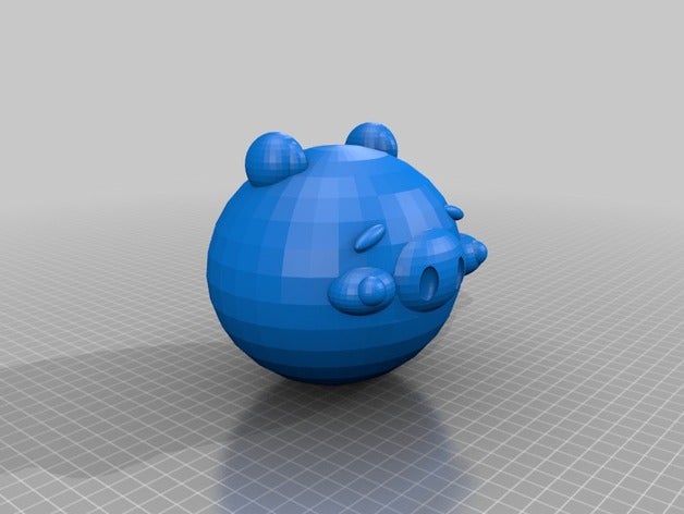 kötü domuzcuk 3d baskı Kızgın kuşlar 3D print model - Mito3D