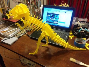 remix t-rex animais 3d print model - Mito3D