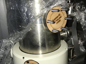 Ausrüstung iou Platten raster-Elektronen-Mikroskop Physik Astronomie Flansch hohe Vakuum sem 3d print model - Mito3D