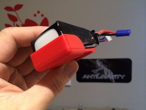 ag lipo zırh rc araç drone pil tutucu miniquad multicopter multirotor radyo kontrol 3d print model - Mito3D