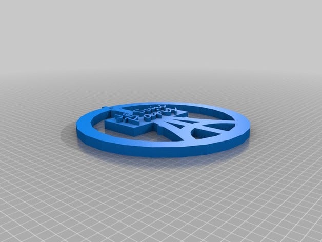 jesuisparis learning france 3D print model - Mito3D
